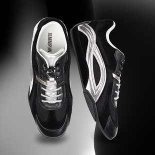 BLINDNOPLAN 赛车运动德训鞋黑色透气新款设计休闲运动鞋