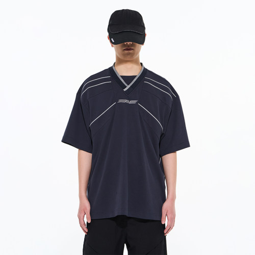 BLINDNOPLAN双层领分割运动polo