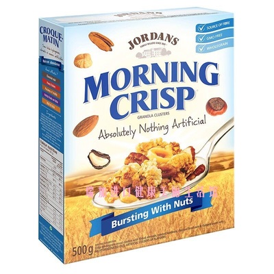包邮加拿大Jordans巧丹思格兰诺拉枫糖山核桃有-机燕麦片500g多种