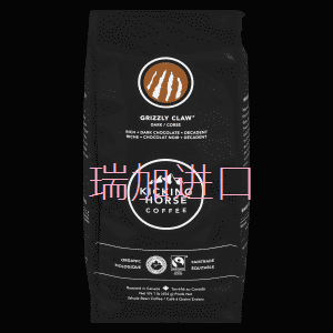 包邮加拿大Kicking horse GRIZZLY有矶整豆咖啡 深度烘焙454g多种
