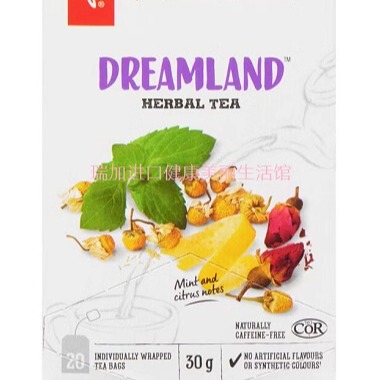 包邮加拿大Presiedn's总统之选DREAMLAND安睡花草茶30克119元2盒