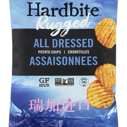 包邮加拿大Hardbite手做大薯片All Dressed番茄洋葱全味275克x2包