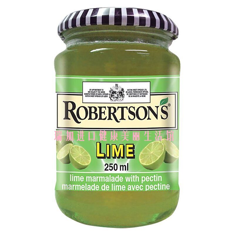 新品包邮!加拿大Robertson's LIME 青柠檬面包果酱 糕点 250ML