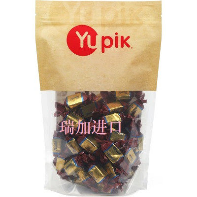 包邮加拿大Yupik Soft Toffees迷你牛奶巧克力焦糖夹心太妃糖500G