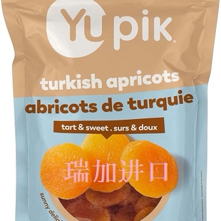 包邮加拿大Yupik Dried Apricots天然无核土耳其杏干200g*2包多种