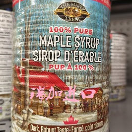 包邮加拿大Decacer The Maple Treat纯枫树枫叶糖浆深色强劲540ML
