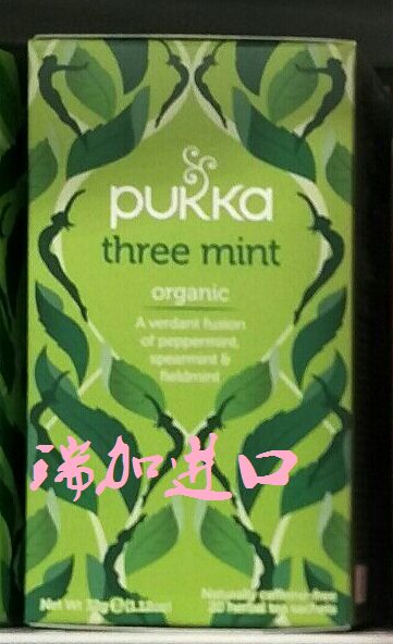 新品包邮！加拿大 Pukka 帕卡 花草茶 三种薄荷 20茶包
