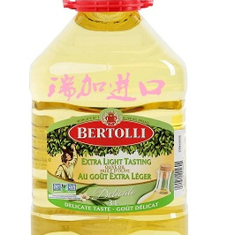包邮加拿大贝多力Bertolli Extra Light特轻淡味橄榄油3L烘焙煎炸