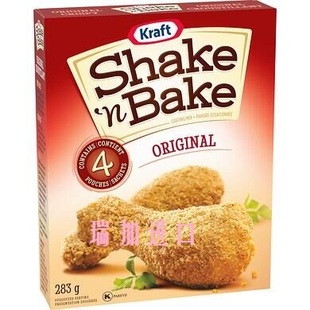 Shake 加拿大Kraft Bake卡夫炸鸡虾鱼粉面包糠原味283g多种 包邮