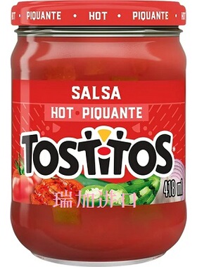 包邮加拿大Tostitos Salsa Hot辣莎莎酱418ML墨西哥薯片饼干醮料