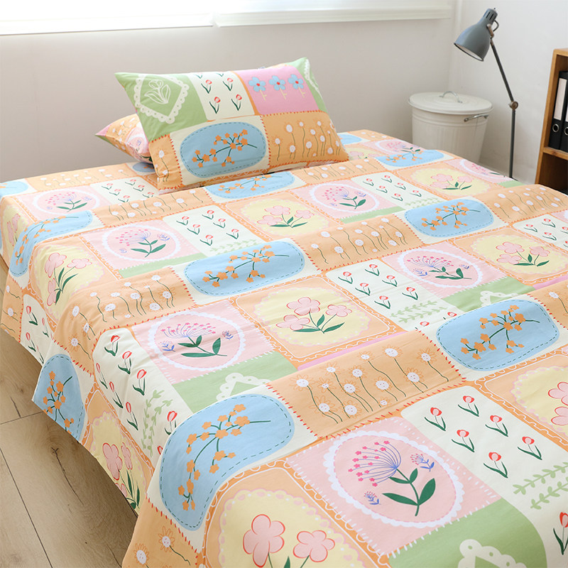 唐朝一只鱼全棉亲肤舒适床单