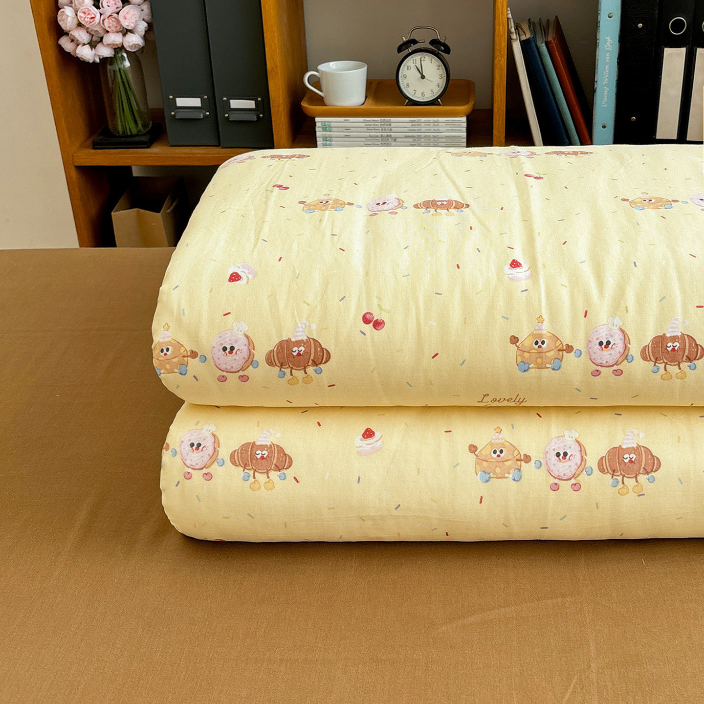 A类母婴级纯棉双层纱曲奇饼干仔被套单件150x200x230学生宿舍被罩,床上用品,被套,淘宝优惠券,粉丝福利购,淘宝优惠卷