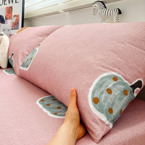 唐朝一只鱼全棉磨毛枕套