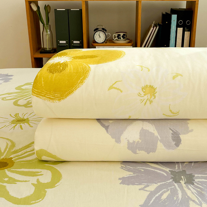 唐朝一只鱼全棉花蕊造梦加厚被套