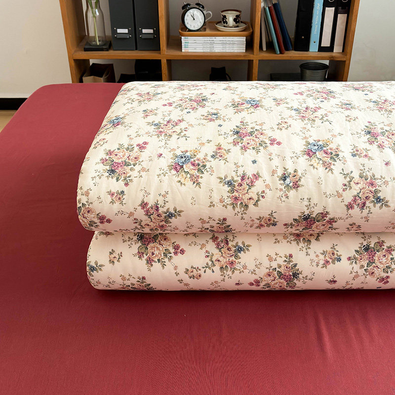 唐朝一只鱼双层纱美姬单双人被套