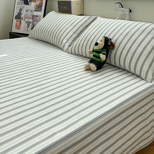 唐朝一只鱼老粗布简兮床单