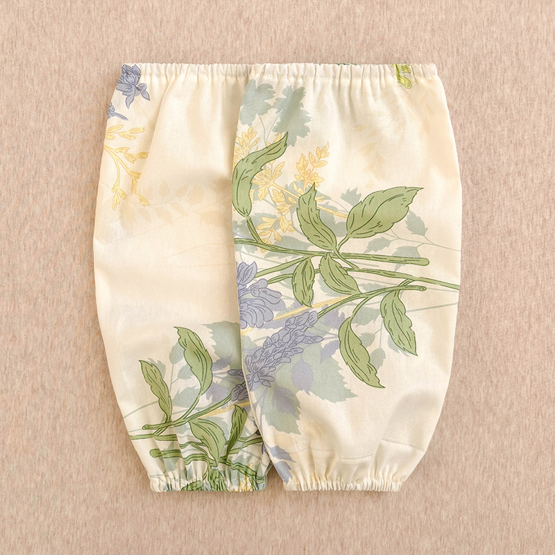 唐朝一只鱼纯棉薰衣草长款套袖