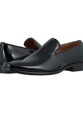 海外代购Florsheim男士休闲皮鞋透气舒适套脚圆头商务通勤