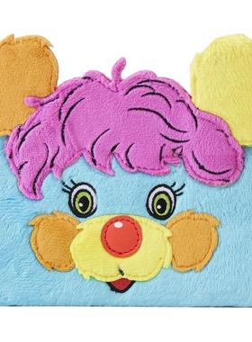 代购Loungefly女士毛绒钱包拉链闭合ID卡位多卡位便携收纳蓝色