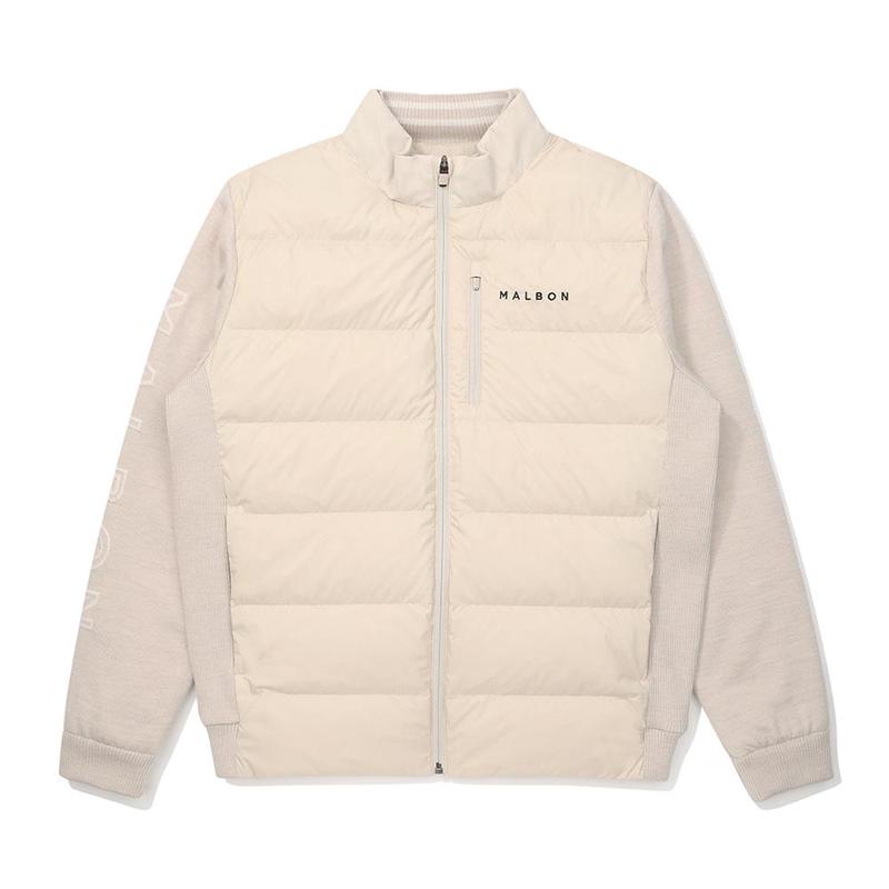 代购代购MALBON GOLF男士羽绒夹克保暖设计防风结构轻量填充立领