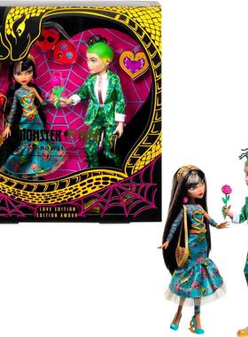 代购Monster High玩偶益智展示塑料精致桌面礼物收藏正版科幻