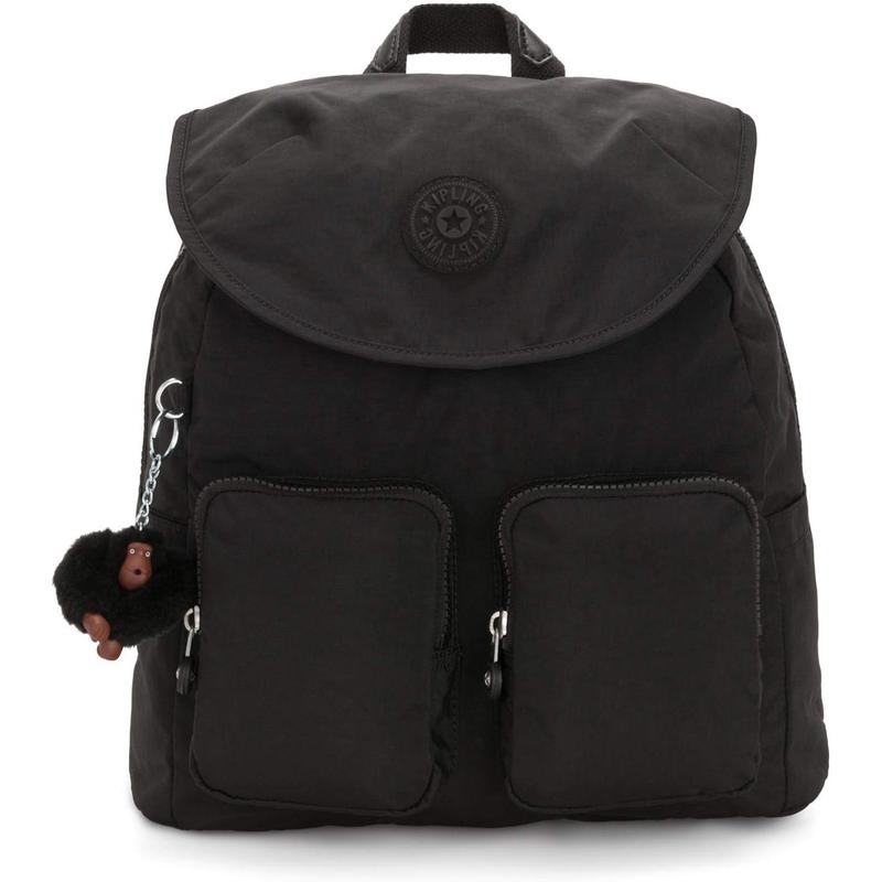 代购Kipling背包女双肩包多口袋设计前袋拉链收纳内部分隔储物