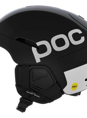 代购POC男女滑雪头盔头部保护无线连接轻量化舒适贴合黑色中大号