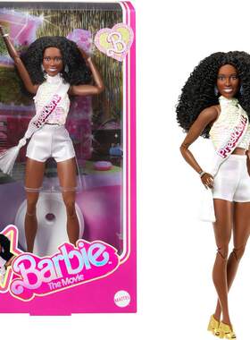 海外代购BARBIE/芭比娃娃电影还原角色收藏可动关节带支架