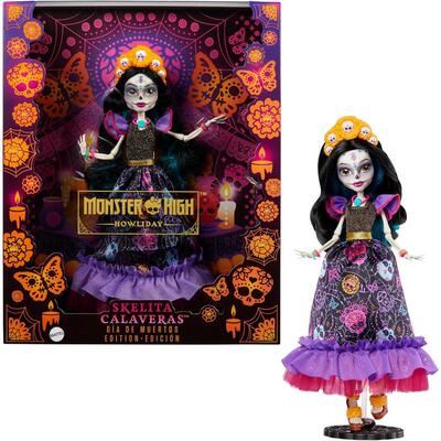 代购Monster High娃娃展示益智塑料精细桌面礼物收藏正版骷髅