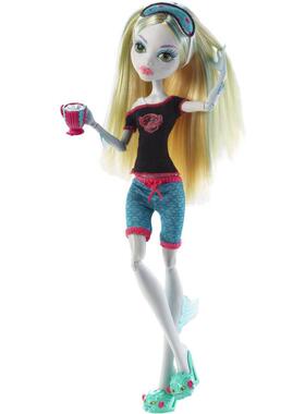 代购Monster High娃娃拼装益智塑料可动桌面展示玩具正版卡通