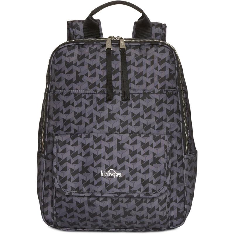 代购Kipling背包女双肩包大容量收纳性强日常携带可装笔记本方形