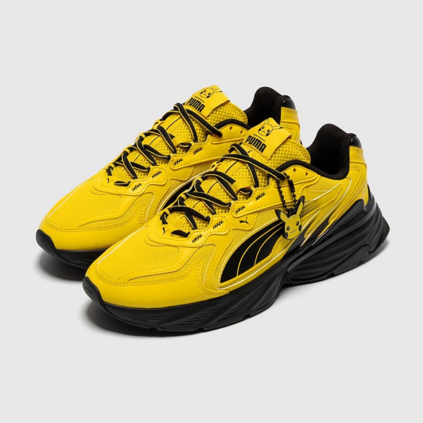 代购PUMA彪马宝可梦联名款Fade皮卡丘男女减震机能运动鞋带挂件