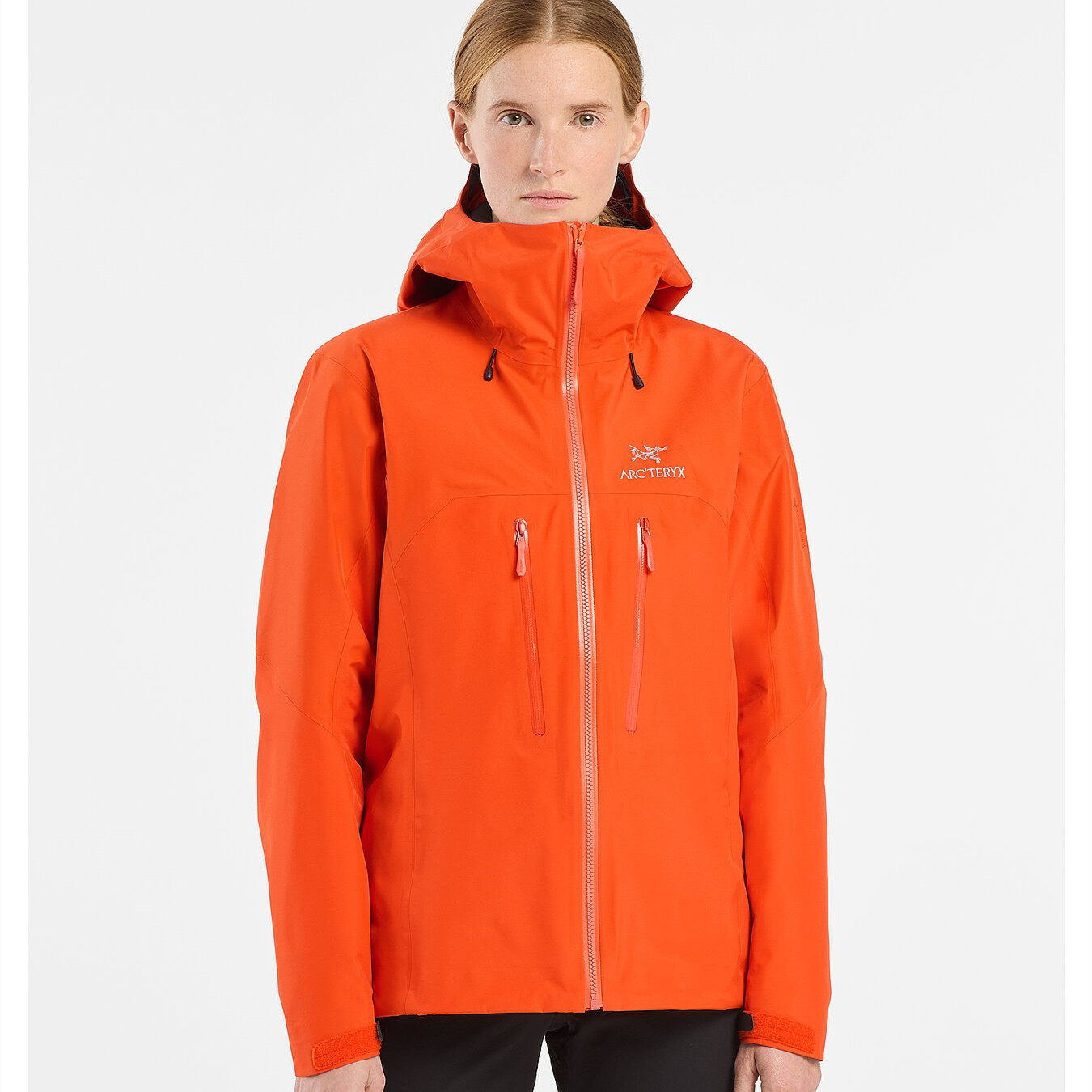 始祖鸟arcteryx alpha ar系列女士冲锋衣 防风雪户外连帽夹克