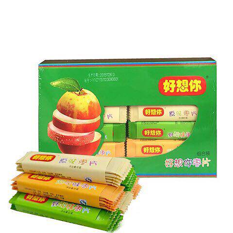 好想你混合枣片360克100片休闲零食三种口味野酸味阿胶味原味枣片