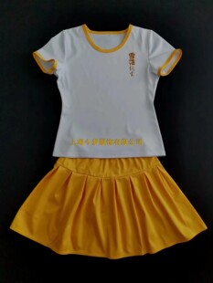 促销服工作服雪花啤酒牛奶饮料工服促销员服橙色春夏季女短袖服装