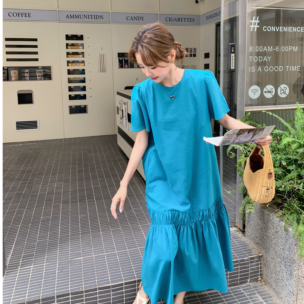 199-26121-P125-控188【现货】连衣裙小心机宽松亲肤，女装连衣裙，浙宝199