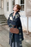 199-W13-两面穿P275-控388【好款现货】双面呢大格纹经典，女装短外套，浙宝199