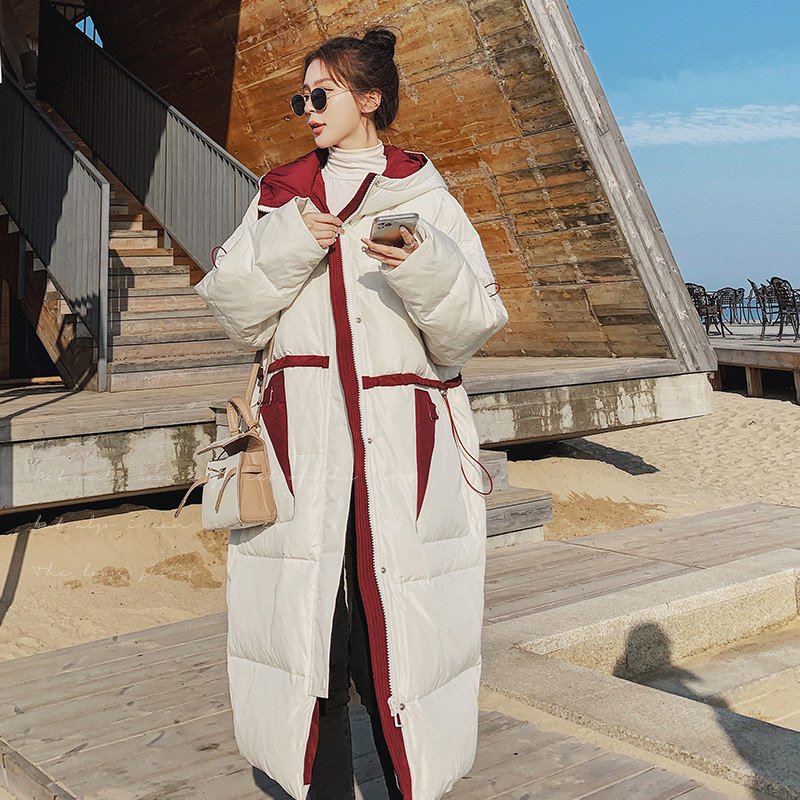 ins长款羽绒棉服女冬季加厚外套2025年新款棉袄韩版宽松棉衣过膝,女装棉衣/棉服,浙宝199