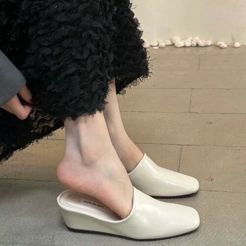 2026春夏小个子高跟一脚蹬穆勒鞋