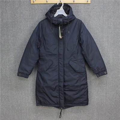 彬彬家~韩国版机能轻量中长款棉服工装保暖连帽棉衣户外防水外套