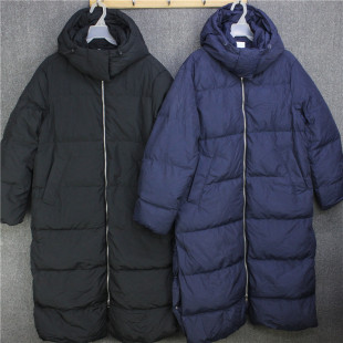 彬彬家~同步款厚实灰鸭绒长裤羽绒服防水挡风抗寒羽绒服连帽风衣