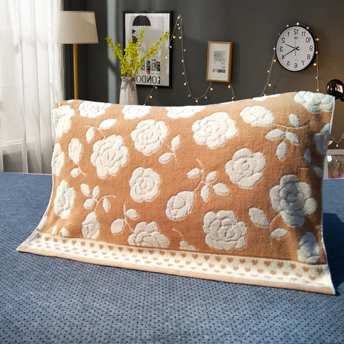 加厚毛圈老式枕巾诺阁国际