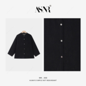 100%亚麻 衣长67 两面穿外套26011 BRAID