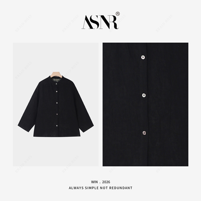 BRAID I 衣长67  100%亚麻/ 两面穿外套26011