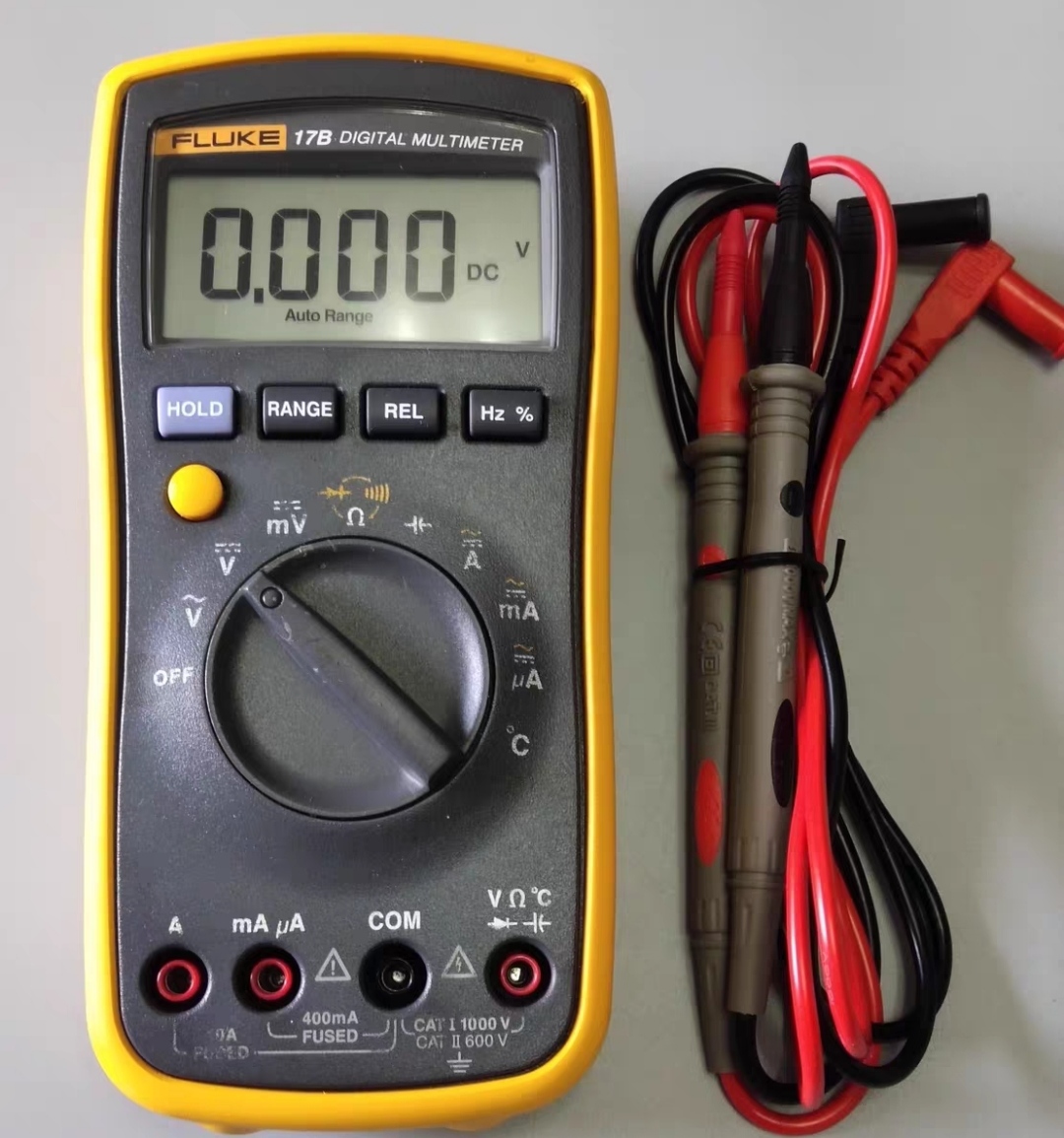 [可开票]高精度福禄克数字万用表FLUKE17B电工耐用万能表电压流表