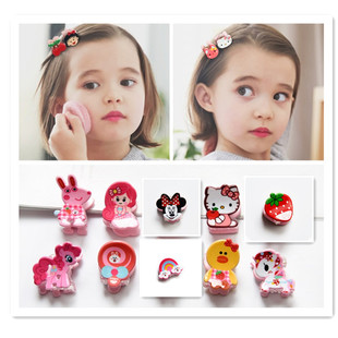 儿童可爱卡通小发抓夹女童新款高级感不伤发发夹女孩鲨鱼夹子发卡