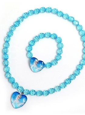 儿童冰雪奇缘项链爱莎KT猫两件