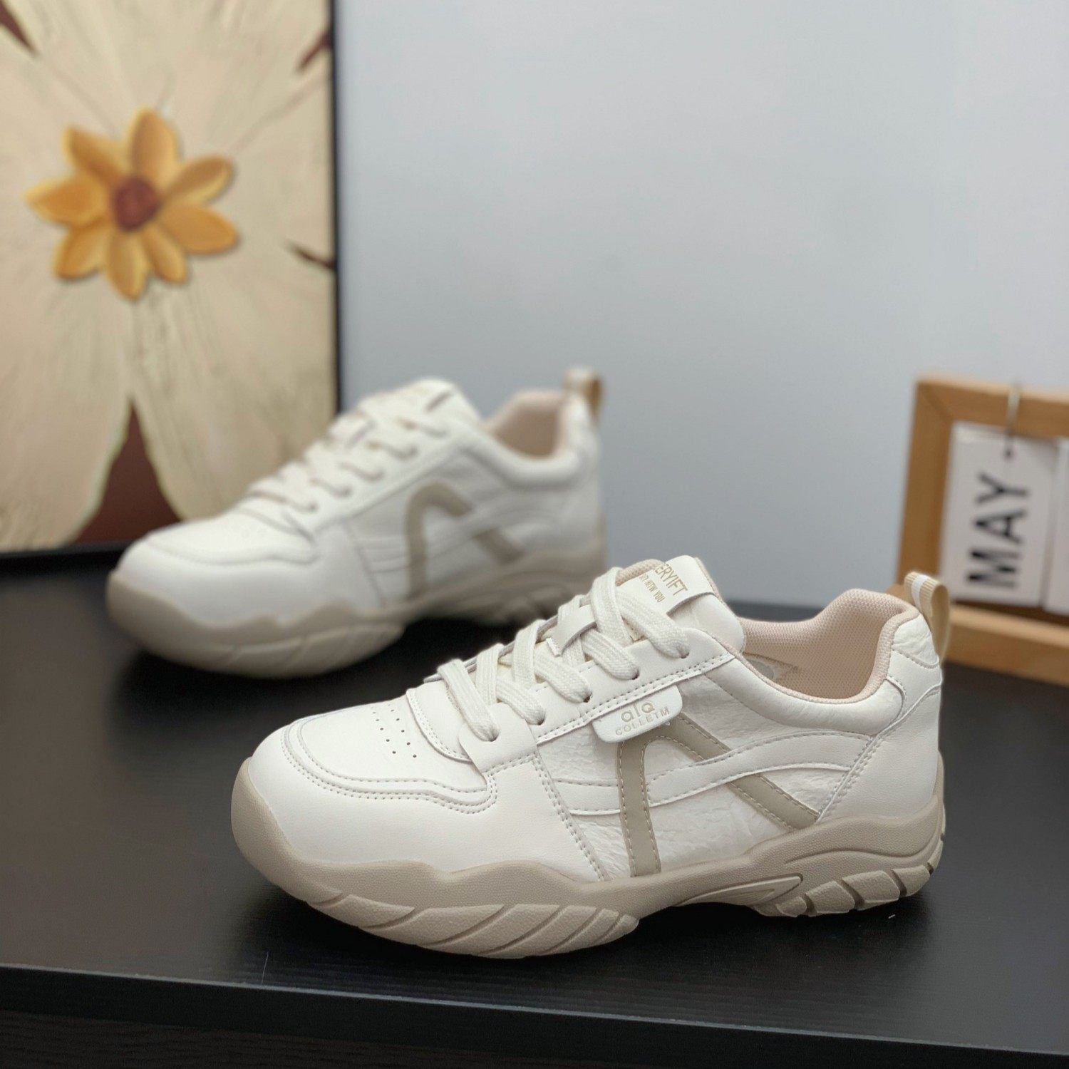 时髦拼色潮流百搭德训鞋女2026春季新款平底运动鞋休闲百搭阿甘鞋,女鞋,德训鞋,淘宝优惠券,粉丝福利购,淘宝优惠卷