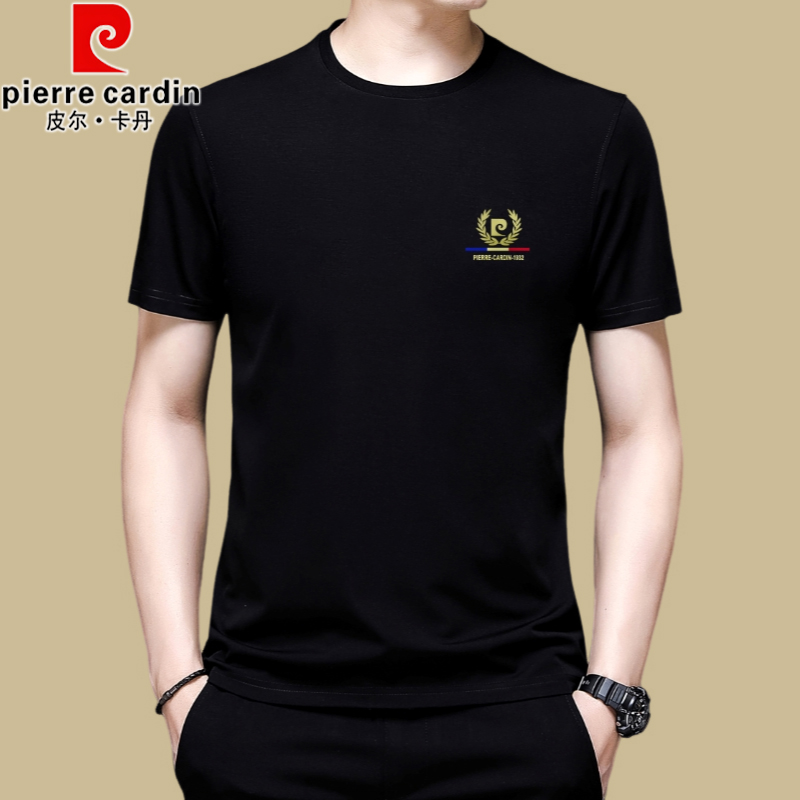 皮爾卡丹2025新款夏季短袖t恤男