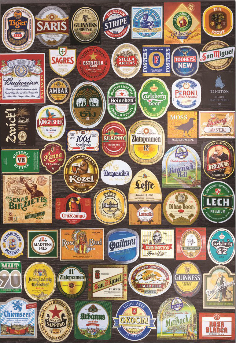 educa进口拼图啤酒品牌益智玩具